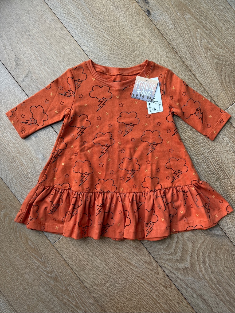 NWT Frankie & Sue Maddie Dress Clouds Dress | SZ 2T